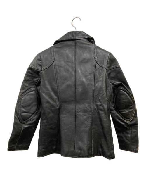 FIELD SHEER（フィールドシアー）FIELD SHEER (フィールドシアー) ダブルライダースジャケット ブラック サイズ:表記無しの古着・服飾アイテム