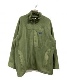 Patagonia（パタゴニア）の古着「レギュレーターR3フリースジャケット」｜グリーン