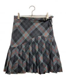 Vivienne Westwood RED LABEL（ヴィヴィアンウエストウッドレッドレーベル）の古着「プリーツスカート」｜ブラック