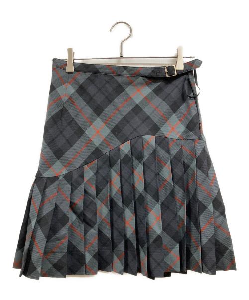 Vivienne Westwood RED LABEL（ヴィヴィアンウエストウッドレッドレーベル）Vivienne Westwood RED LABEL (ヴィヴィアンウエストウッドレッドレーベル) プリーツスカート ブラック サイズ:2の古着・服飾アイテム