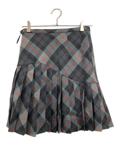 Vivienne Westwood RED LABEL（ヴィヴィアンウエストウッドレッドレーベル）Vivienne Westwood RED LABEL (ヴィヴィアンウエストウッドレッドレーベル) プリーツスカート ブラック サイズ:2の古着・服飾アイテム