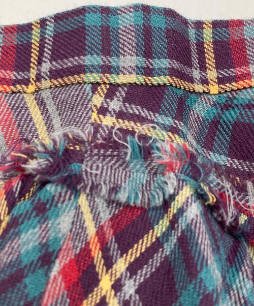 Vivienne Westwood RED LABEL（ヴィヴィアンウエストウッドレッドレーベル）Vivienne Westwood RED LABEL (ヴィヴィアンウエストウッドレッドレーベル) タータンプリーツスカート ネイビー サイズ:2の古着・服飾アイテム