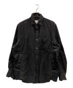sacaiサカイ）の古着「Nylon Twill Cotton Shirt」｜ブラック