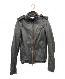 MARKA（マーカ）の古着「Real Cow Leather Jacket」｜ブラック