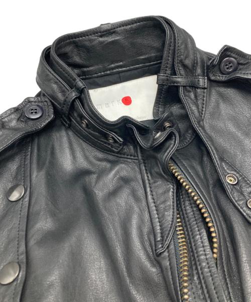 MARKA（マーカ）MARKA (マーカ) Real Cow Leather Jacket ブラック サイズ:1の古着・服飾アイテム
