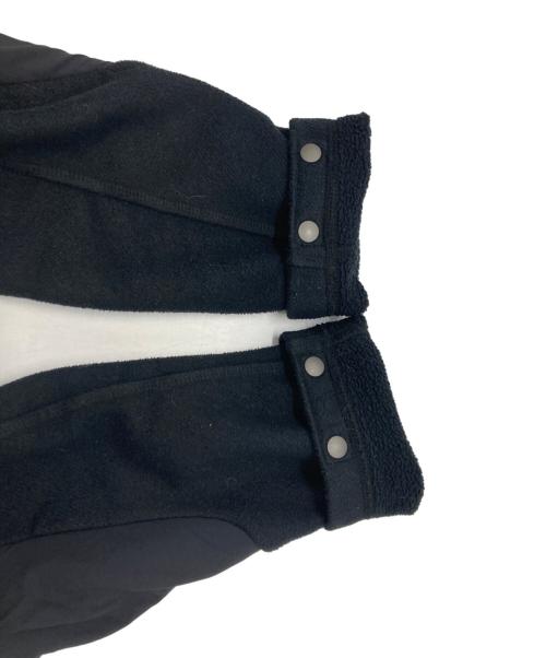 and wander（アンドワンダー）and wander (アンドワンダー) twill fleece jacket ブラック サイズ:2の古着・服飾アイテム
