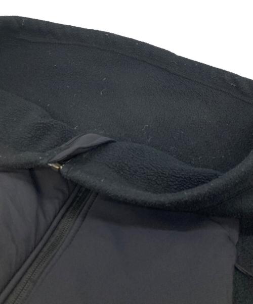 and wander（アンドワンダー）and wander (アンドワンダー) twill fleece jacket ブラック サイズ:2の古着・服飾アイテム