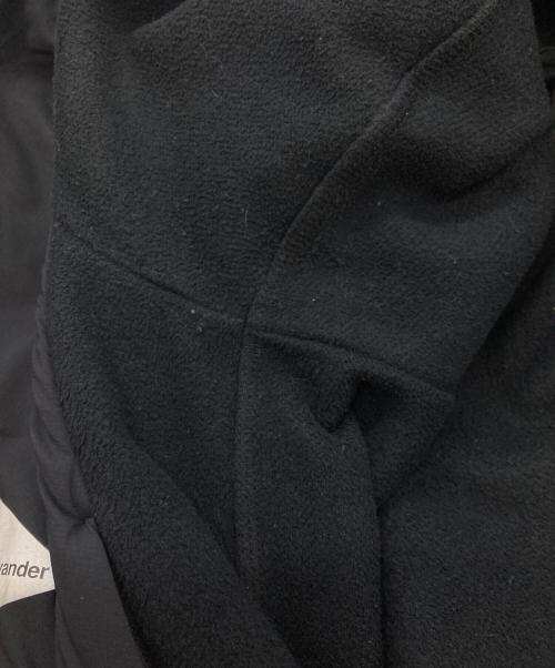 and wander（アンドワンダー）and wander (アンドワンダー) twill fleece jacket ブラック サイズ:2の古着・服飾アイテム
