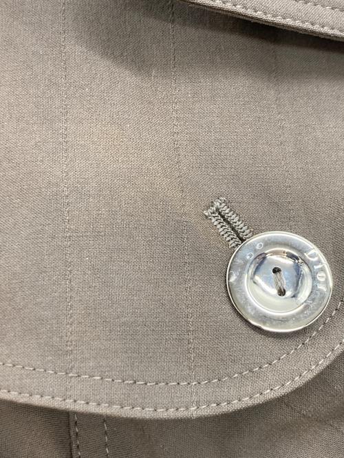 Christian Dior BOUTIQUE（クリスチャン ディオールブティック）Christian Dior BOUTIQUE (クリスチャン ディオールブティック) シャーリングショートトレンチコート ベージュ サイズ:6の古着・服飾アイテム