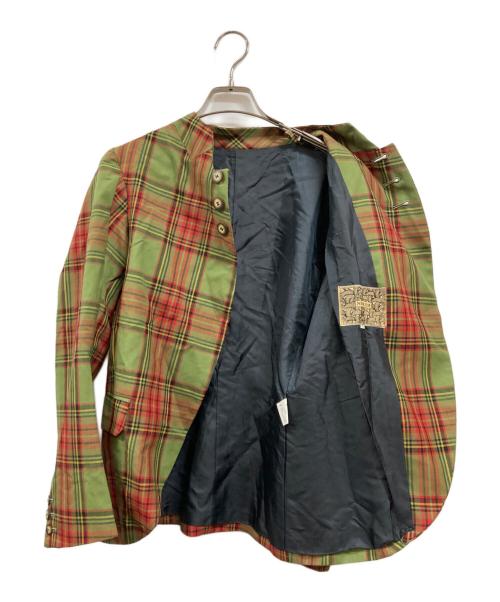 NEMETH（ネメス）Nemeth (ネメス) チェックジャケット グリーン サイズ:Mの古着・服飾アイテム