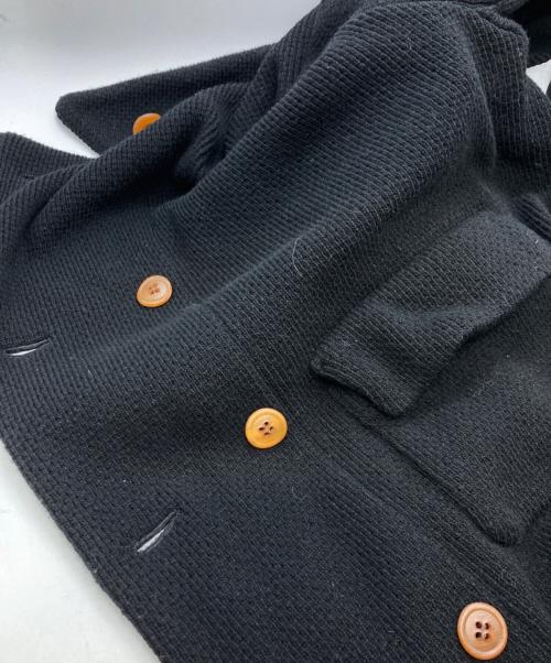 COMME des GARCONS（コムデギャルソン）COMME des GARCONS (コムデギャルソン) 変形カーディガン ブラック サイズ:Mの古着・服飾アイテム