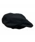 YOHJI YAMAMOTO (ヨウジヤマモト) 帽子 ブラック サイズ:2：10000円