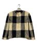 COMME des GARCONS（コムデギャルソン）の古着「ブロックチェックジップデザインブルゾン」｜アイボリー