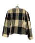 COMME des GARCONS (コムデギャルソン) ブロックチェックジップデザインブルゾン アイボリー サイズ:M：30000円