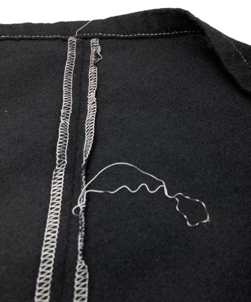 Y's（ワイズ）Y's (ワイズ) ステッチ刺繍ウールスカート ブラック サイズ:1の古着・服飾アイテム