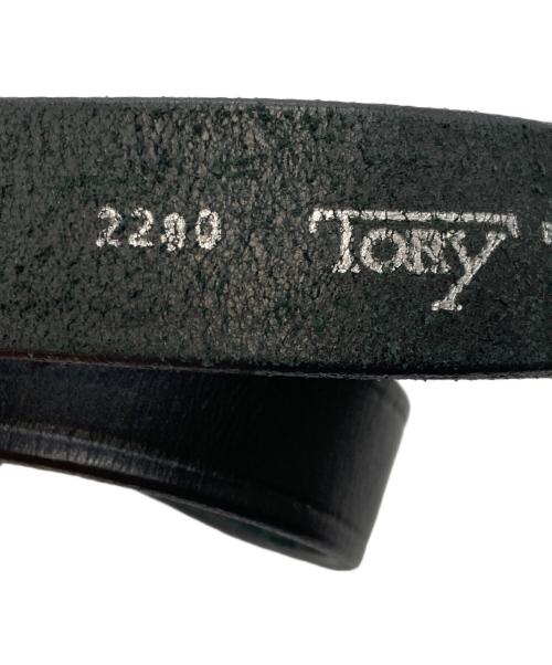 TORY LEATHER（トリーレザー）TORY LEATHER (トリーレザー) レザーベルト ブラック サイズ:34の古着・服飾アイテム