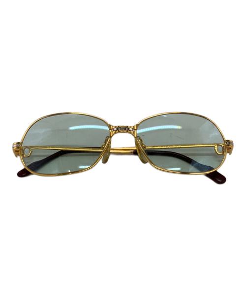 Cartier（カルティエ）Cartier (カルティエ) サングラス ゴールド サイズ:SIZE 54□15-130の古着・服飾アイテム