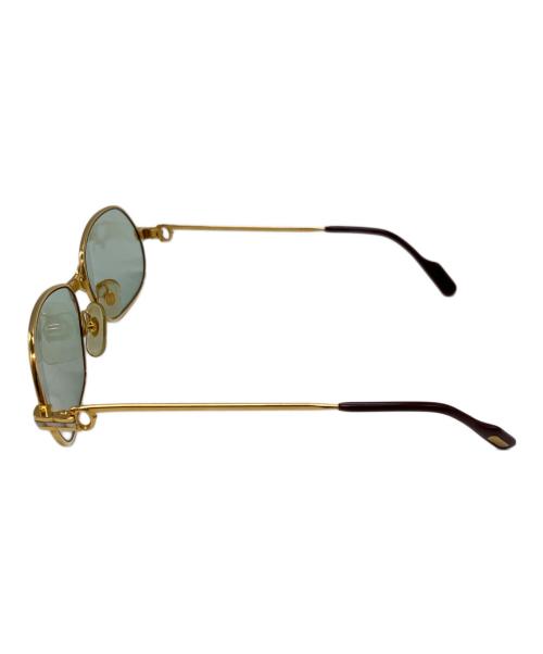 Cartier（カルティエ）Cartier (カルティエ) サングラス ゴールド サイズ:SIZE 54□15-130の古着・服飾アイテム
