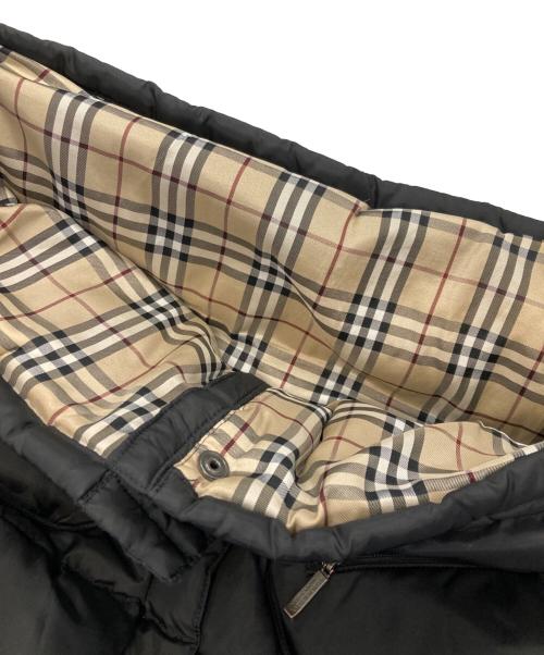 BURBERRY BLACK LABEL（バーバリーブラックレーベル）BURBERRY BLACK LABEL (バーバリーブラックレーベル) ラビットファーダウンジャケット ブラック サイズ:Mの古着・服飾アイテム