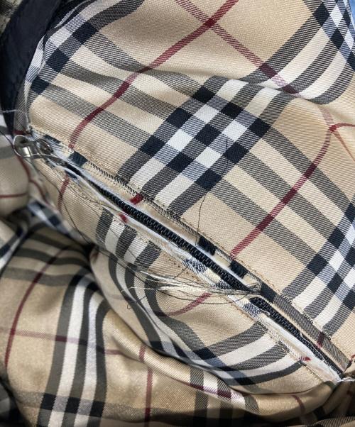 BURBERRY BLACK LABEL（バーバリーブラックレーベル）BURBERRY BLACK LABEL (バーバリーブラックレーベル) ラビットファーダウンジャケット ブラック サイズ:Mの古着・服飾アイテム
