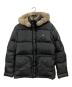BURBERRY BLACK LABEL（バーバリーブラックレーベル）の古着「ラビットファーダウンジャケット」｜ブラック