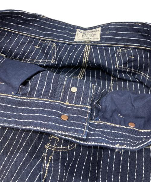 Schott（ショット）Schott (ショット) オールドヒッコリー ワークパンツ ブルー サイズ:36の古着・服飾アイテム