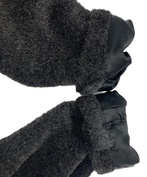 MaxMara（マックスマーラ）MaxMara (マックスマーラ) アルパカ混ウールフーデッドコート グレー サイズ:42の古着・服飾アイテム