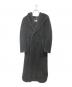 MaxMara（マックスマーラ）の古着「アルパカ混ウールフーデッドコート」｜グレー
