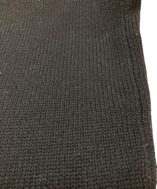BURBERRY BLACK LABEL（バーバリーブラックレーベル）BURBERRY BLACK LABEL (バーバリーブラックレーベル) チェック柄切替ドライバーズニット ブラック サイズ:Lの古着・服飾アイテム