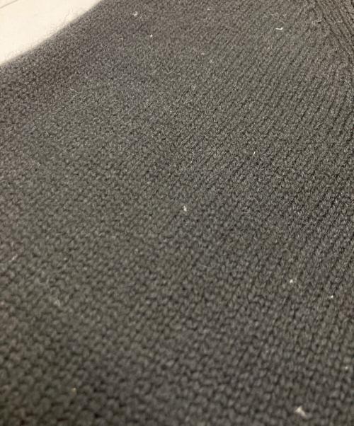 BURBERRY BLACK LABEL（バーバリーブラックレーベル）BURBERRY BLACK LABEL (バーバリーブラックレーベル) チェック柄切替ドライバーズニット ブラック サイズ:Lの古着・服飾アイテム