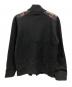BURBERRY BLACK LABEL (バーバリーブラックレーベル) チェック柄切替ドライバーズニット ブラック サイズ:L：8000円