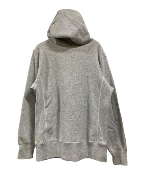 Champion（チャンピオン）Champion (チャンピオン) stussy (ステューシー) プルオーバーパーカー グレー サイズ:Mの古着・服飾アイテム