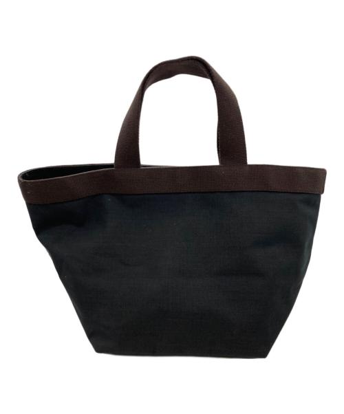 Herve Chapelier（エルベシャプリエ）Herve Chapelier (エルベシャプリエ) スクエアトートバッグ ブラックの古着・服飾アイテム