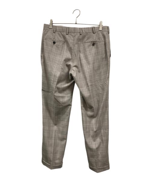 HERMES（エルメス）HERMES (エルメス) シルク混ウールスラックス ベージュ サイズ:50の古着・服飾アイテム