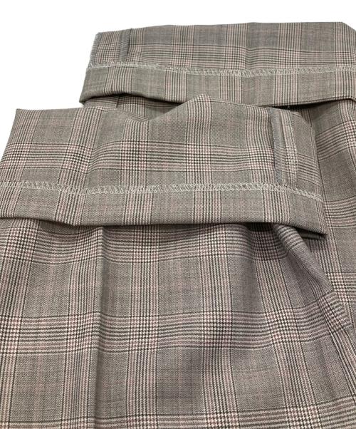 HERMES（エルメス）HERMES (エルメス) シルク混ウールスラックス ベージュ サイズ:50の古着・服飾アイテム