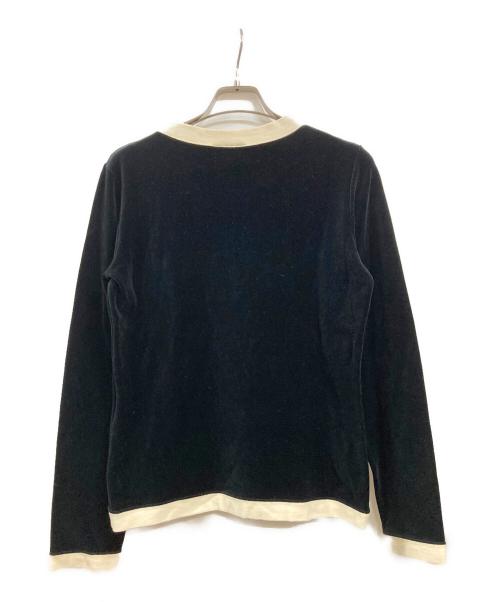 FENDI（フェンディ）FENDI (フェンディ) ベロアカットソー ブラック サイズ:42の古着・服飾アイテム