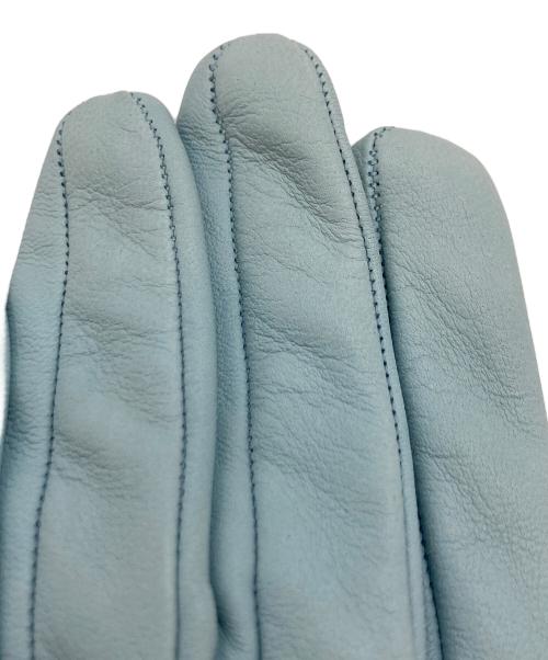 HERMES（エルメス）HERMES (エルメス) ケリー装飾ラムレザーグローブ ピンク サイズ:size 6.5の古着・服飾アイテム