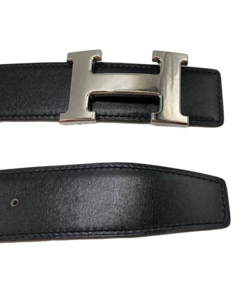 HERMES（エルメス）HERMES (エルメス) レザーベルト ブラックの古着・服飾アイテム