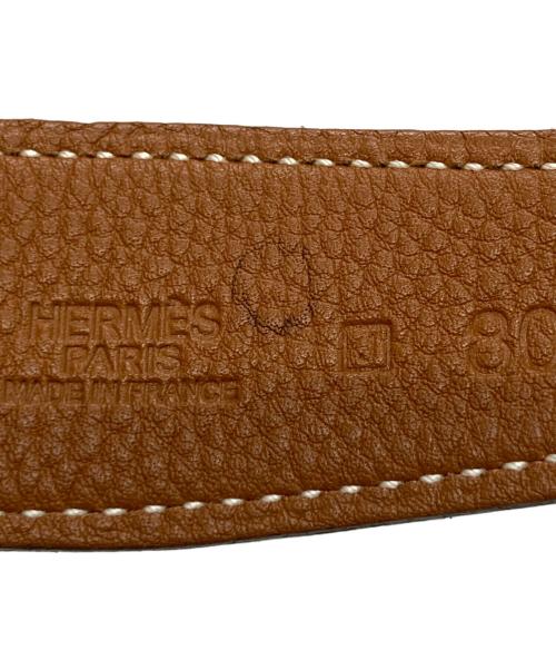 HERMES（エルメス）HERMES (エルメス) レザーベルト ブラックの古着・服飾アイテム