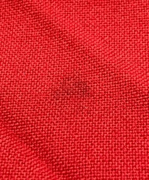 me ISSEY MIYAKE（ミーイッセイ ミヤケ）me ISSEY MIYAKE (ミーイッセイ ミヤケ) スタンドカラープリーツロングシャツ レッド サイズ:表記なしの古着・服飾アイテム