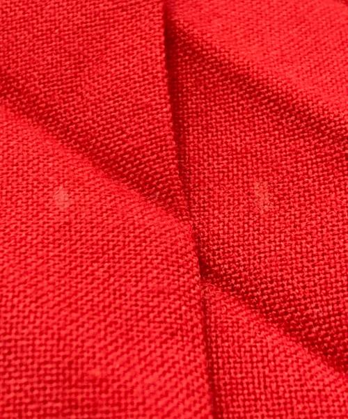 me ISSEY MIYAKE（ミーイッセイ ミヤケ）me ISSEY MIYAKE (ミーイッセイ ミヤケ) スタンドカラープリーツロングシャツ レッド サイズ:表記なしの古着・服飾アイテム