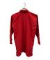 me ISSEY MIYAKE (ミーイッセイ ミヤケ) スタンドカラープリーツロングシャツ レッド サイズ:表記なし：12000円