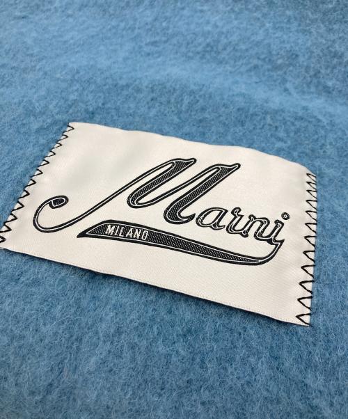 MARNI（マルニ）MARNI (マルニ) アルパカマフラー ブルーの古着・服飾アイテム