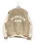 Calvin Klein Jeans (カルバンクラインジーンズ) バーシティ ボンバー ジャケット グレー×ホワイト サイズ:S：12000円