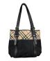 BURBERRY (バーバリー) トートバッグ ベージュ×ブラック：12000円