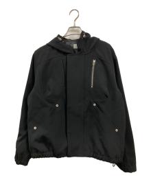 CONZ（コンズ）の古着「ショートフードブルゾン」｜ブラック