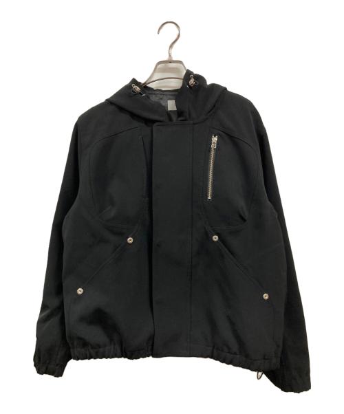 CONZ（コンズ）CONZ (コンズ) ショートフードブルゾン ブラック サイズ:1の古着・服飾アイテム