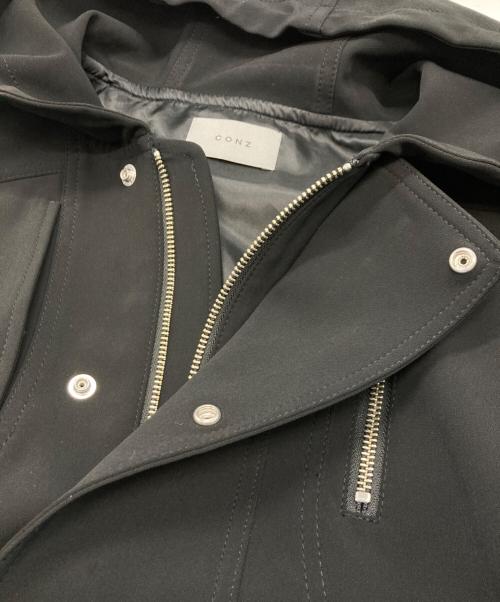 CONZ（コンズ）CONZ (コンズ) ショートフードブルゾン ブラック サイズ:1の古着・服飾アイテム