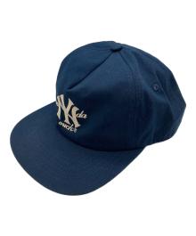 MONDAYSUCK（マンデーサック）の古着「キャップ」｜ネイビー