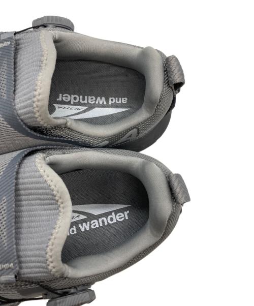 and wander（アンドワンダー）and wander (アンドワンダー) ALTRA (アルトラ) TIMP 5 BOA グレー サイズ:EU42の古着・服飾アイテム
